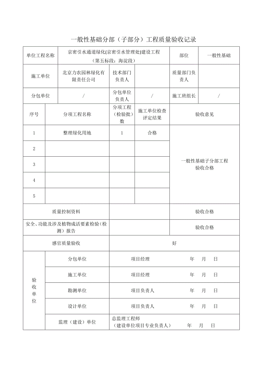 分项(分部)工程施工报验表_第4页