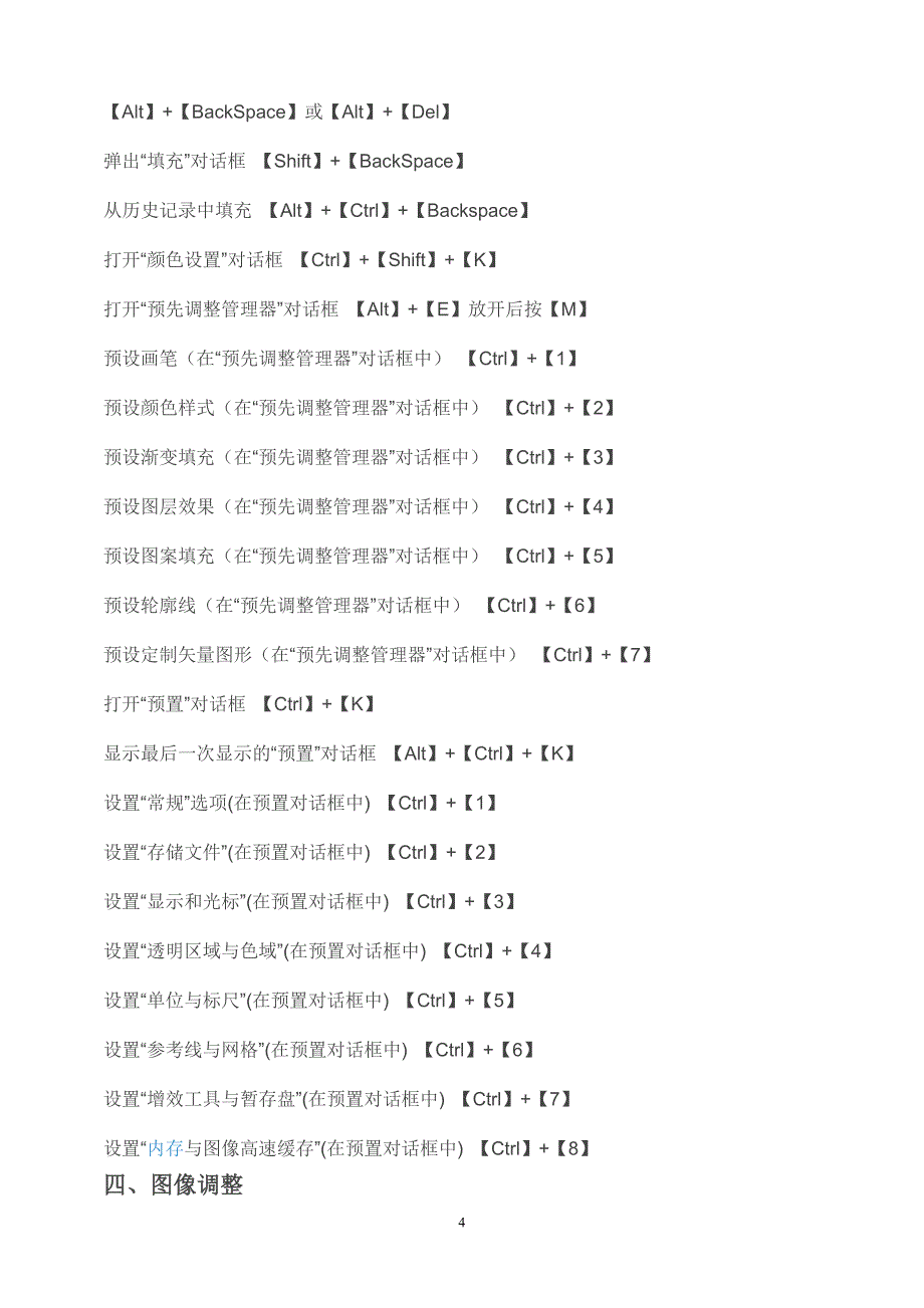 ps-cc-2018-快捷键大全_第4页