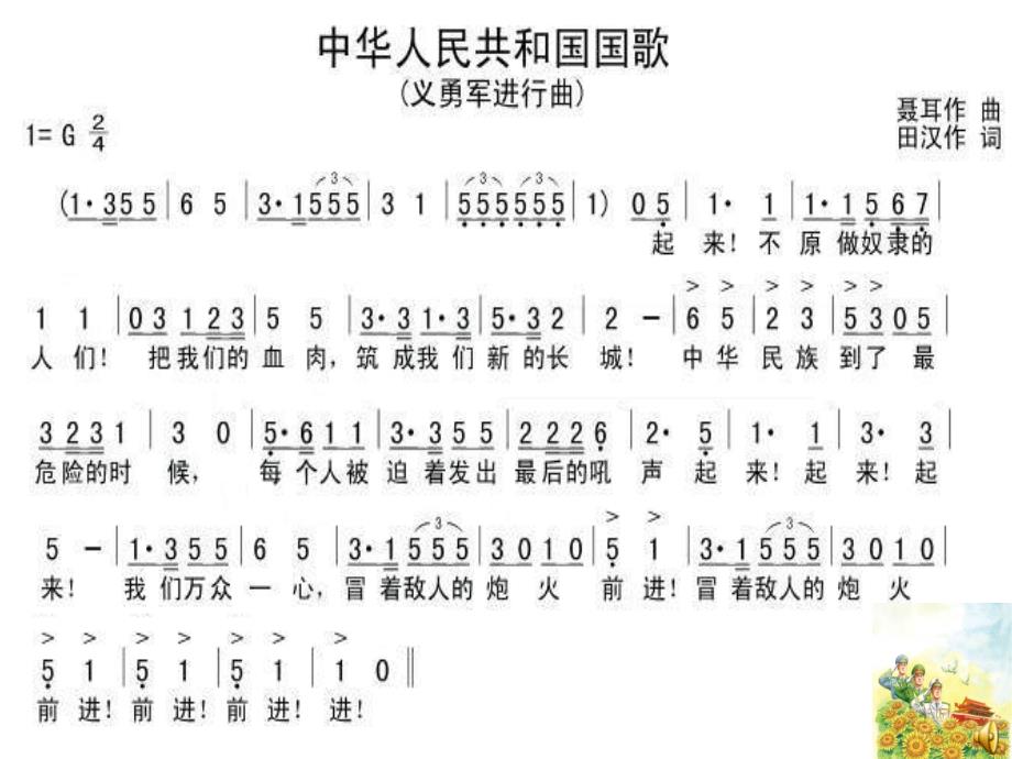 音乐中华人民共和国国歌课件_第3页