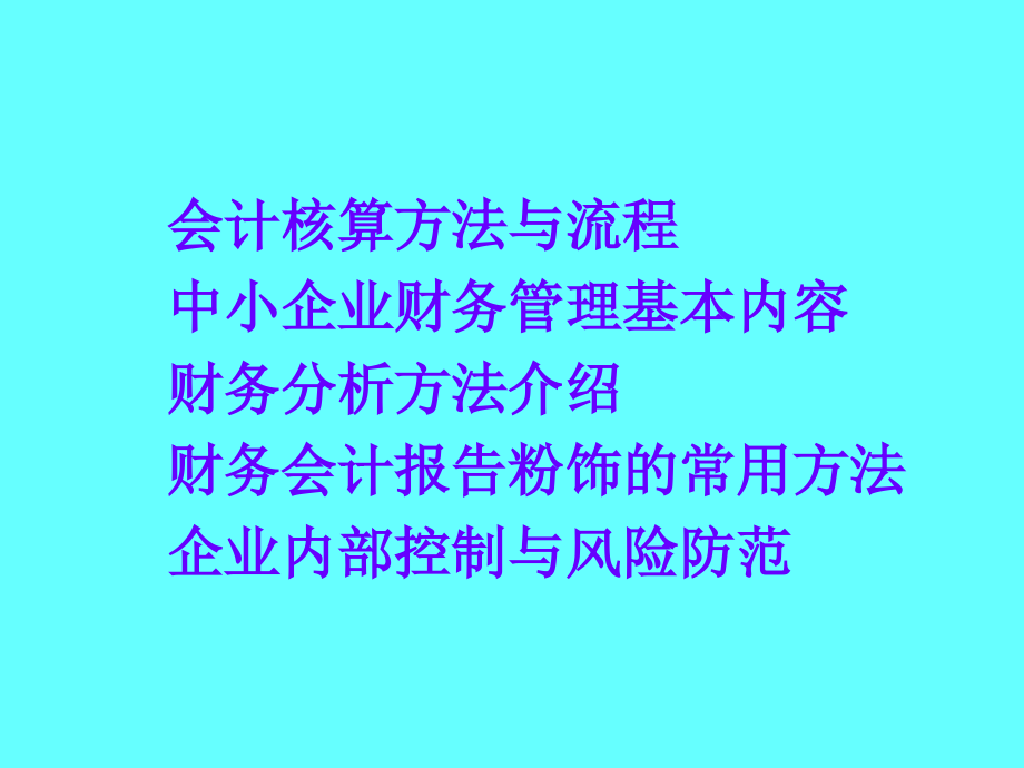 中小企业财务管理课件(发)_第2页