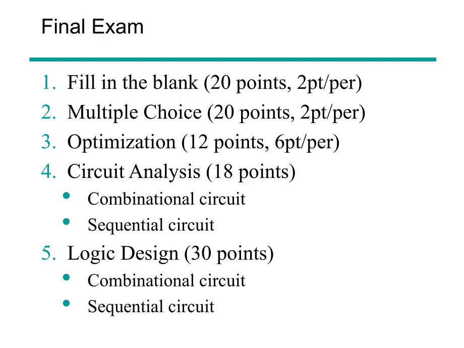 逻辑与计算机设计基础复习课件浙江大学_第4页