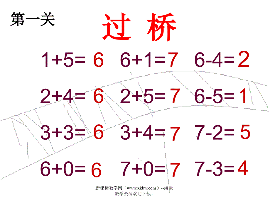 新版一年级上册6和7用数学(巩固)课件_第3页