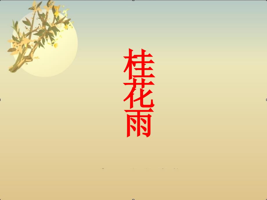 桂花雨(公开课)_第1页