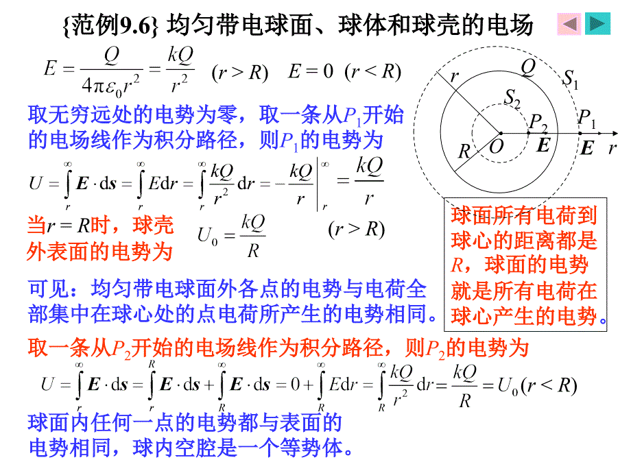 静电场之均匀带电球面球体和球壳的电场31386_第3页