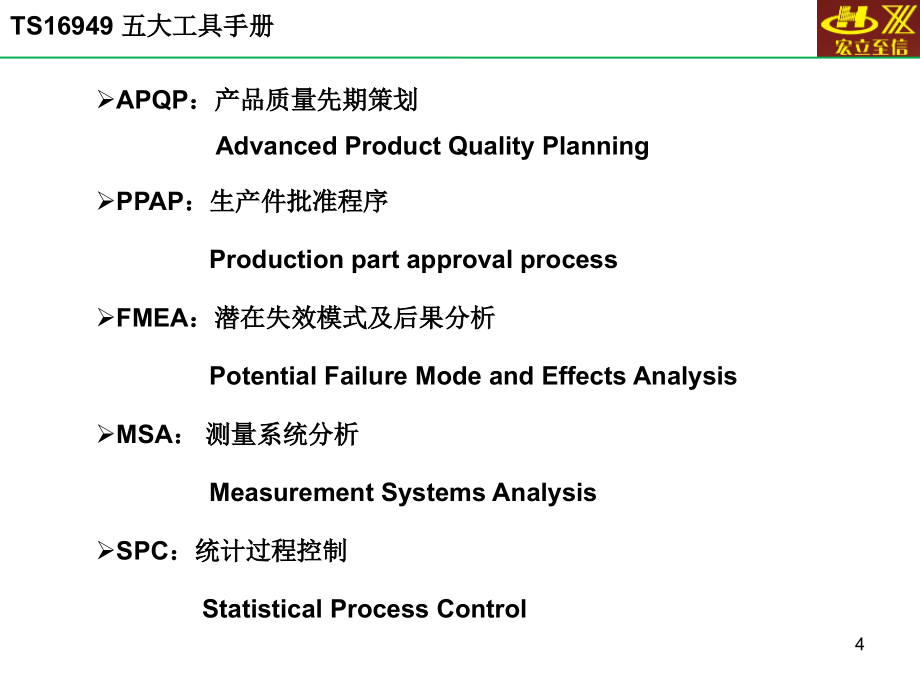 ts16949-五大工具手册---apqp-ppap-fmea_第4页