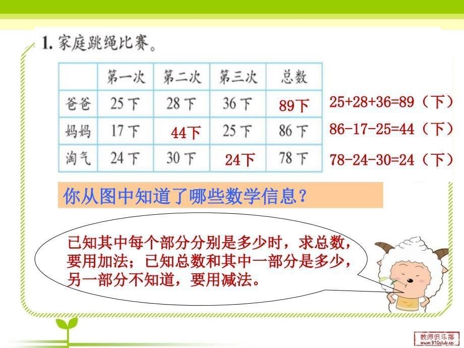 2015年北师大版二年级上册《整理与复习》_第5页