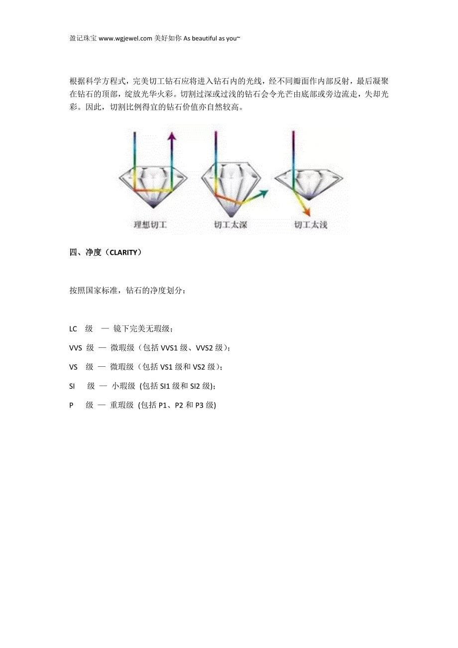 钻石4c基本知识介绍，爱钻石的你不了解一下吗？_第5页