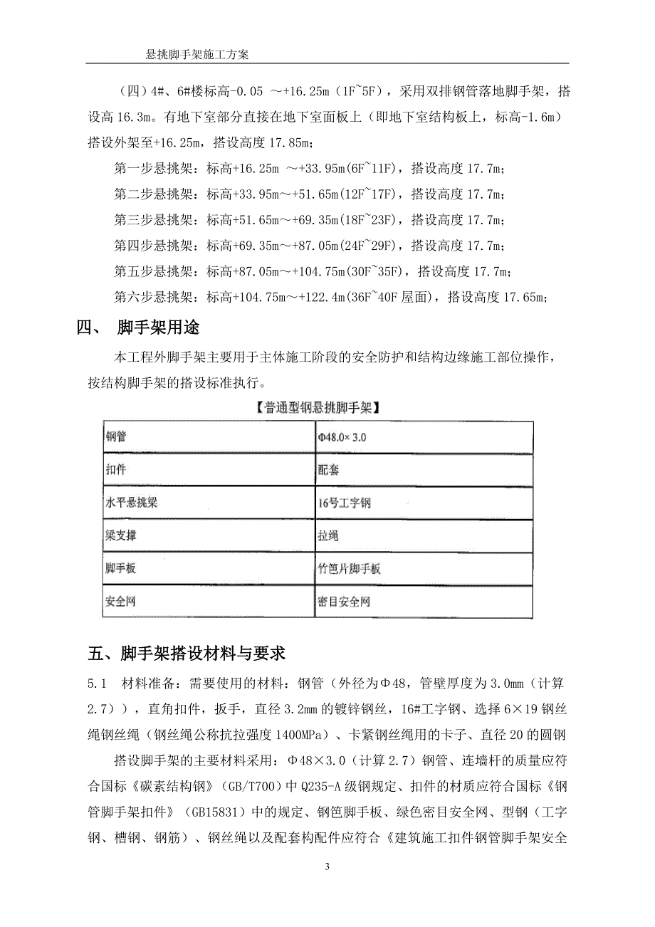 悬挑脚手架施工新编方案2017.06.26_第4页