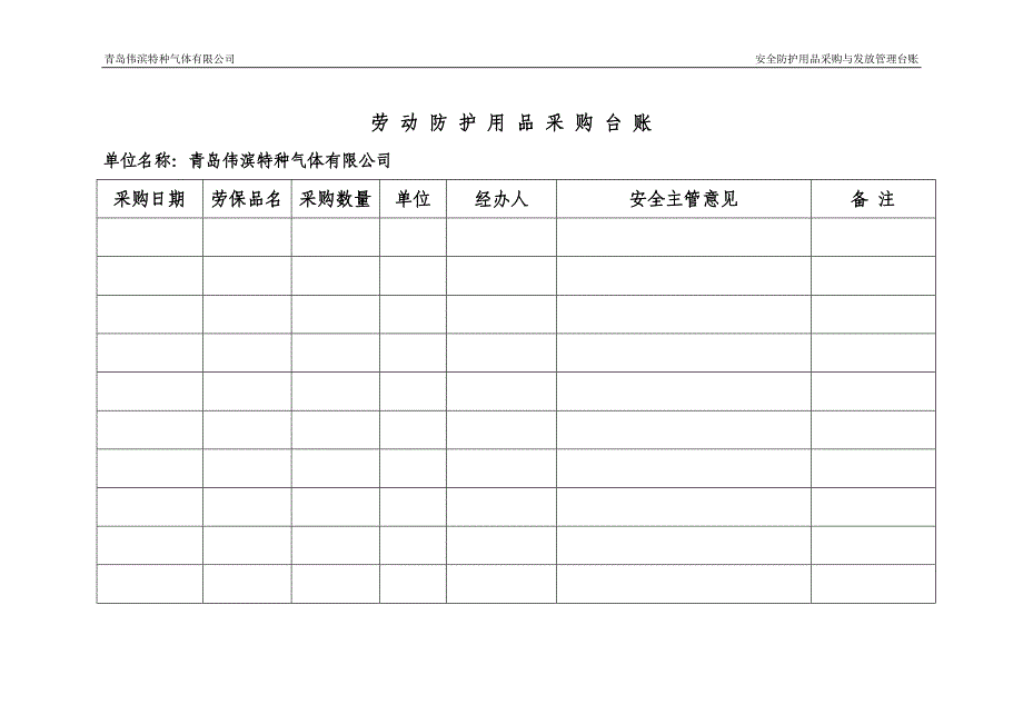 劳动防护用品台账_第2页