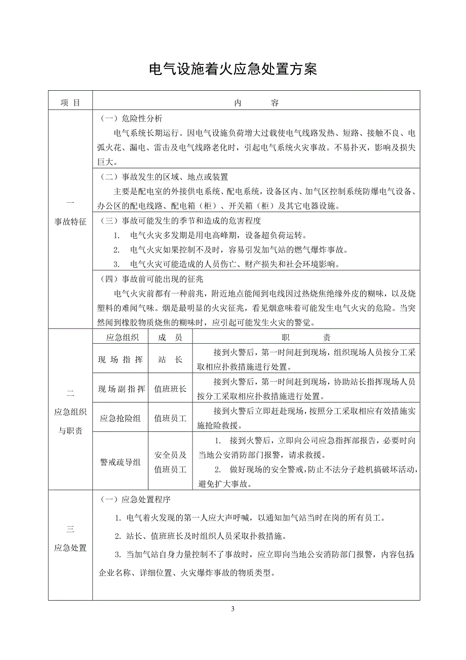 cng加气站现场处置方案 生产安全事故应急预案_第4页