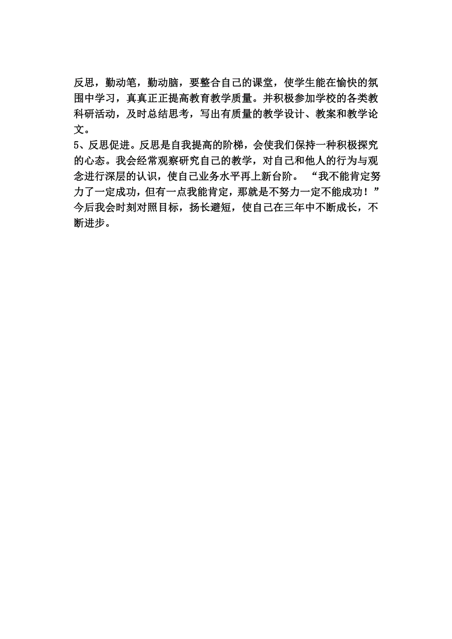 初中语文教师三年成长规划路青_第3页