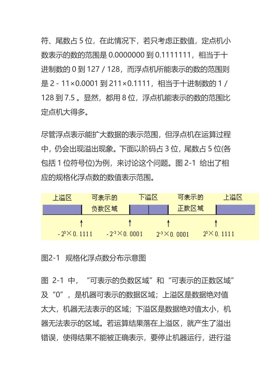 数的定点表示和浮点表示_第5页