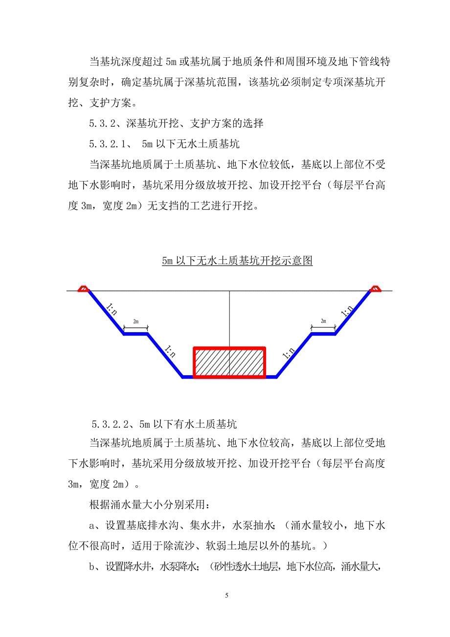 深基坑开挖专项施工方案（一）_第5页