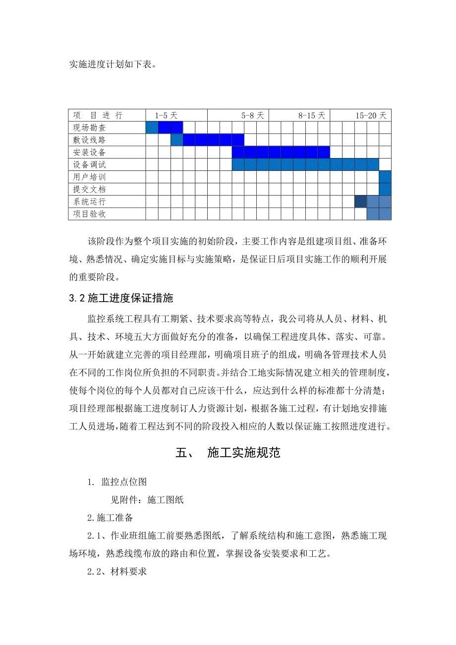 施工组织设计(安防监控系统)_第5页