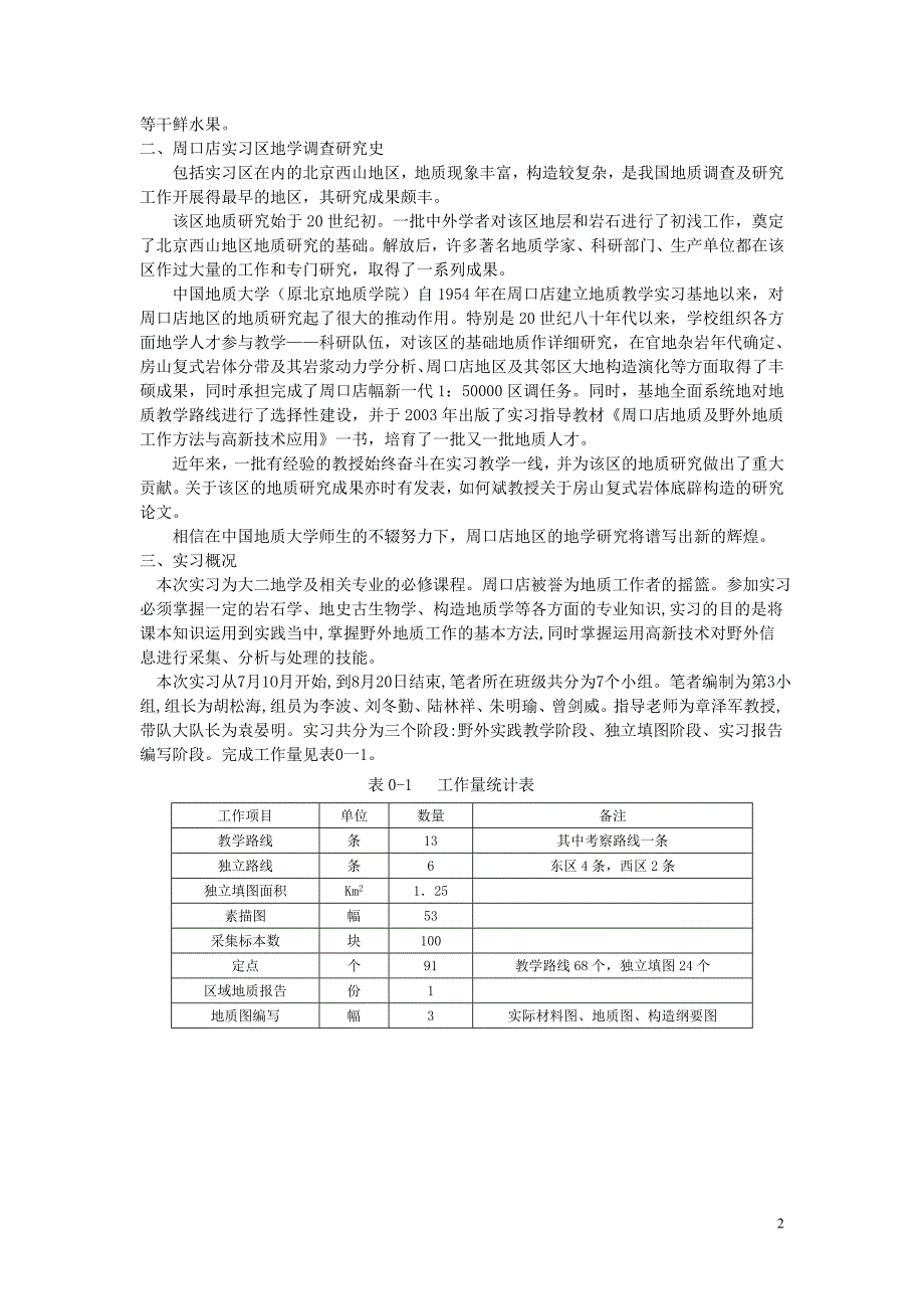 周口店实习报告  你懂得_第2页