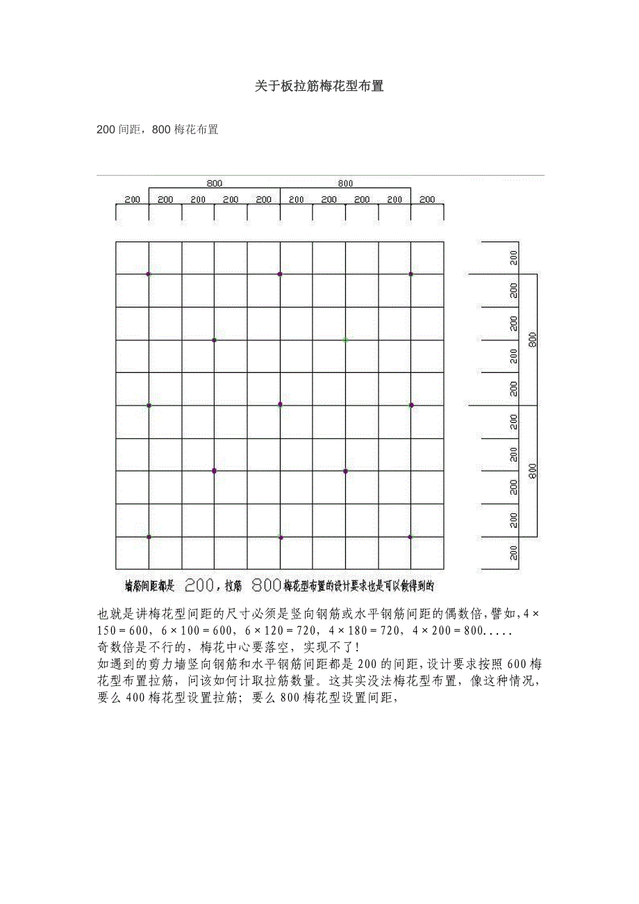 拉筋梅花型布置_第1页