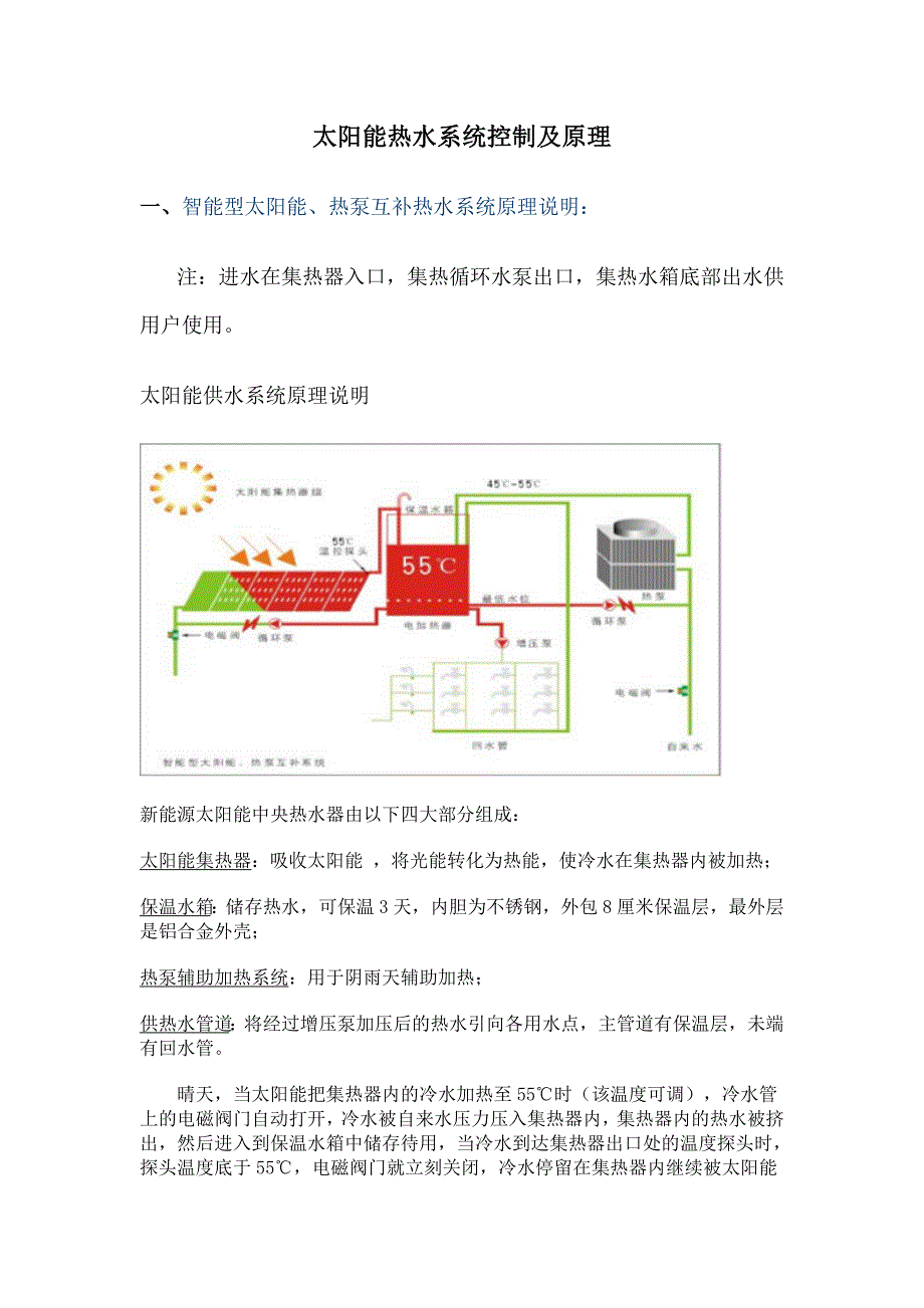 太阳能热水系统控制及原理.._第1页