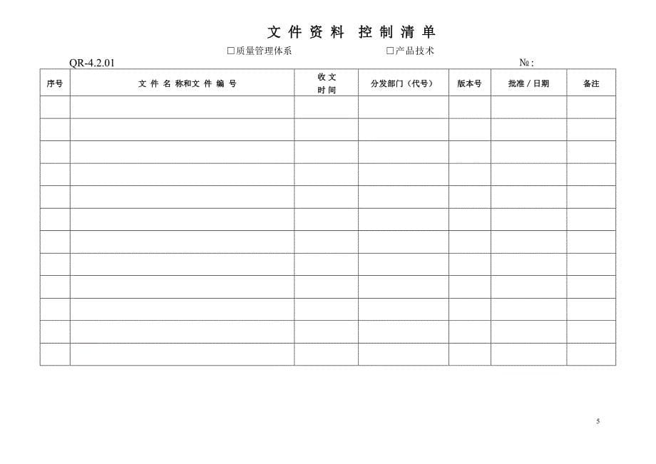 某某电气成套有限公司3C认证表格大全_第5页