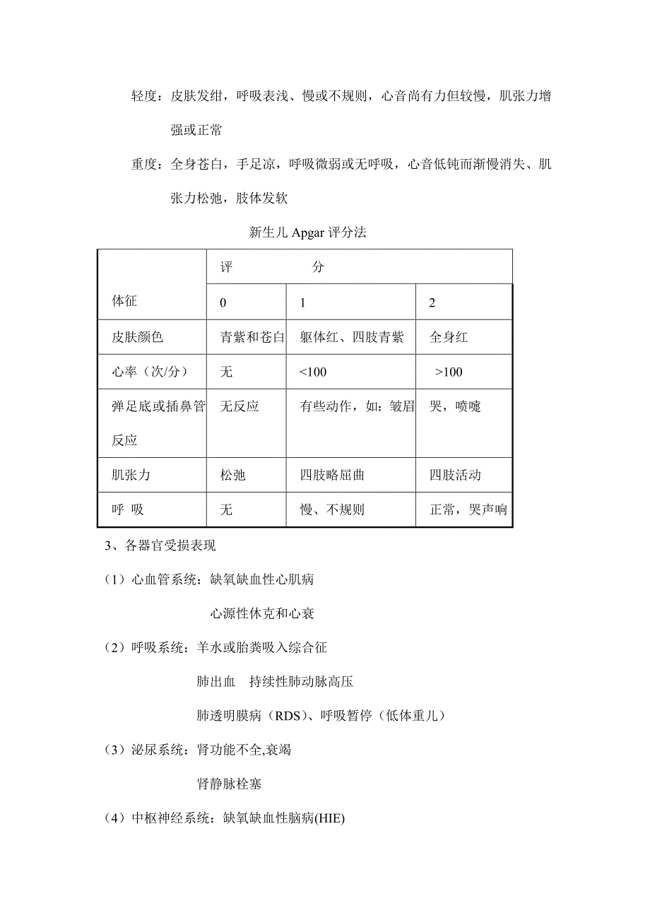 新生儿窒息讲稿_第3页