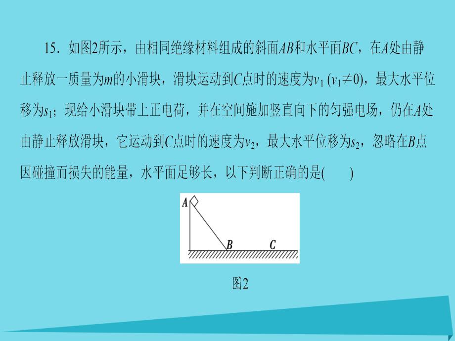 2016年高考物理二轮复习第2部分5解答选择题的常用技法课件(精)_第4页