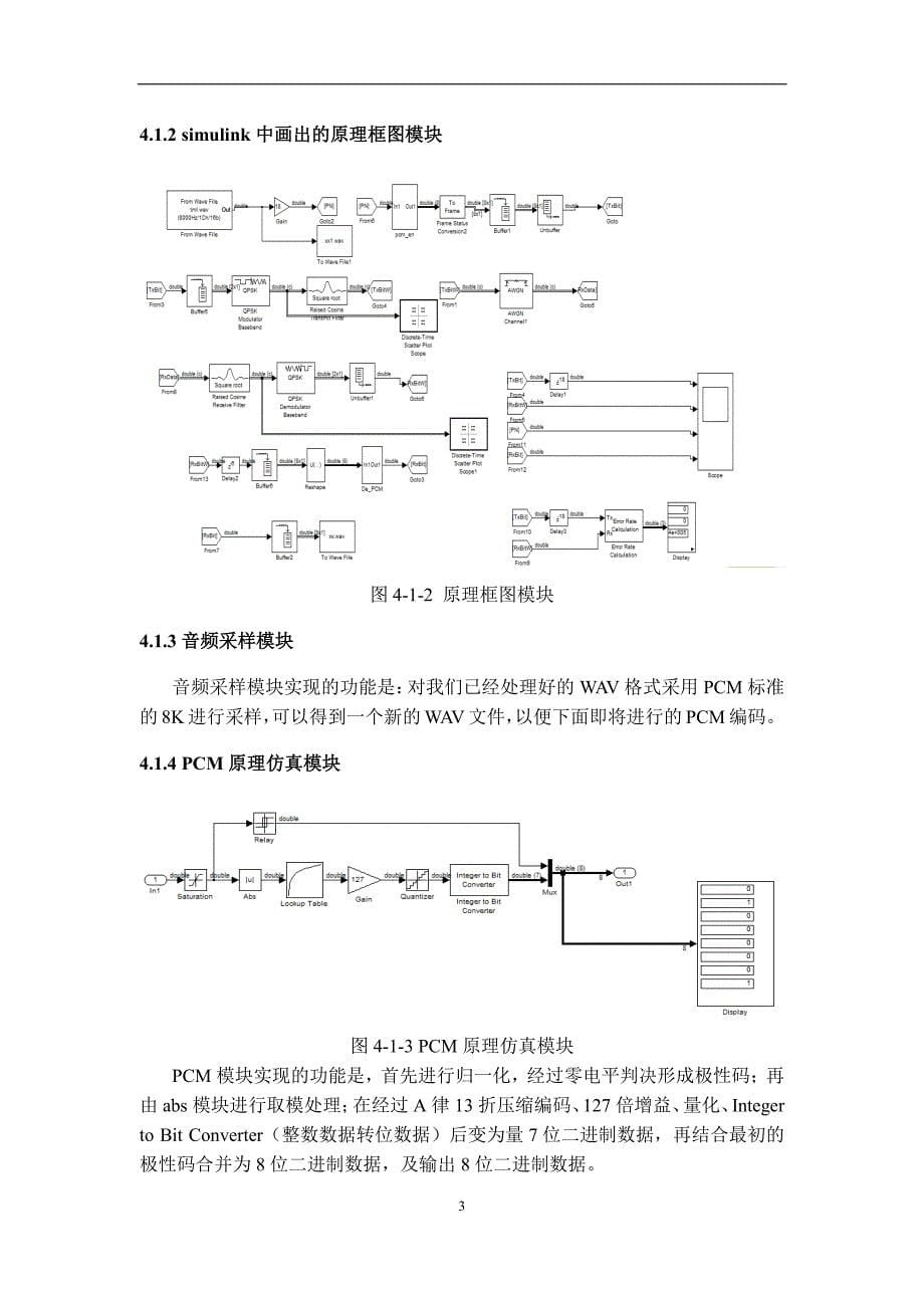 重庆大学通信学院实验班语音通信系统设计-通信原理_第5页