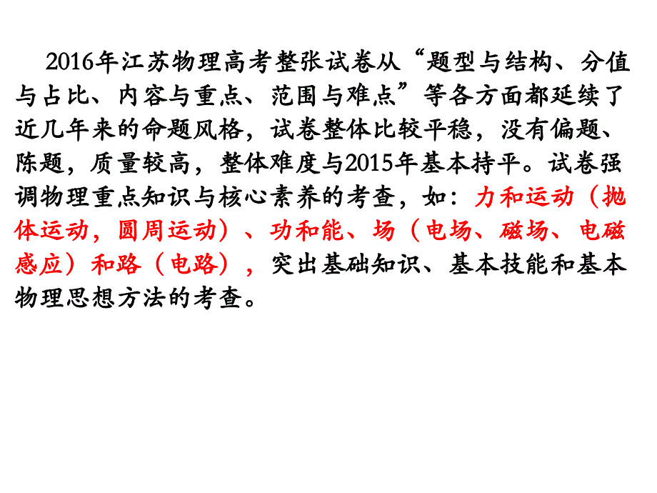 2013年江苏物理高考试卷分析与备考建议_第3页