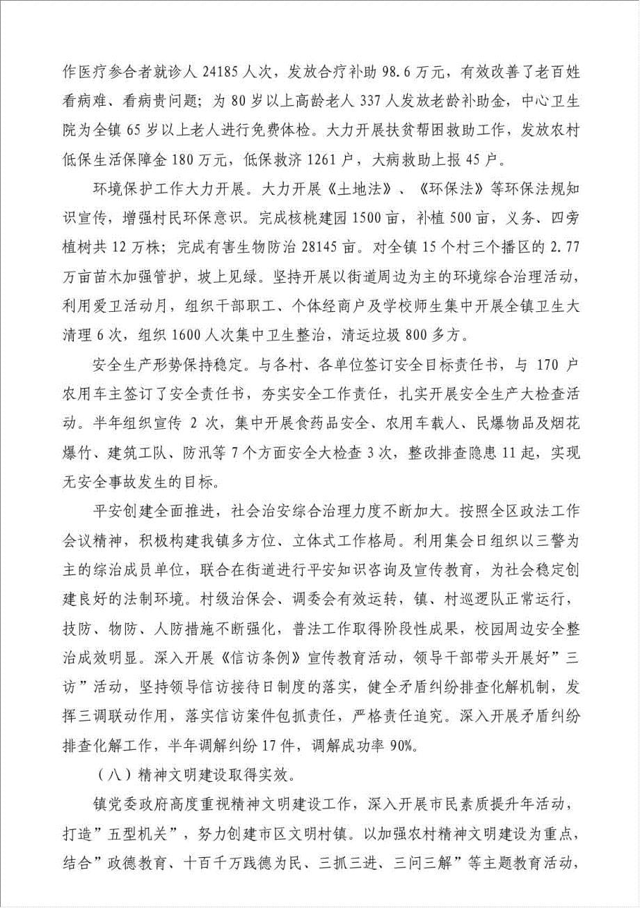 上半年目标责任考核自查报告（优秀范文）-其他工作总结范文材料.doc_第5页