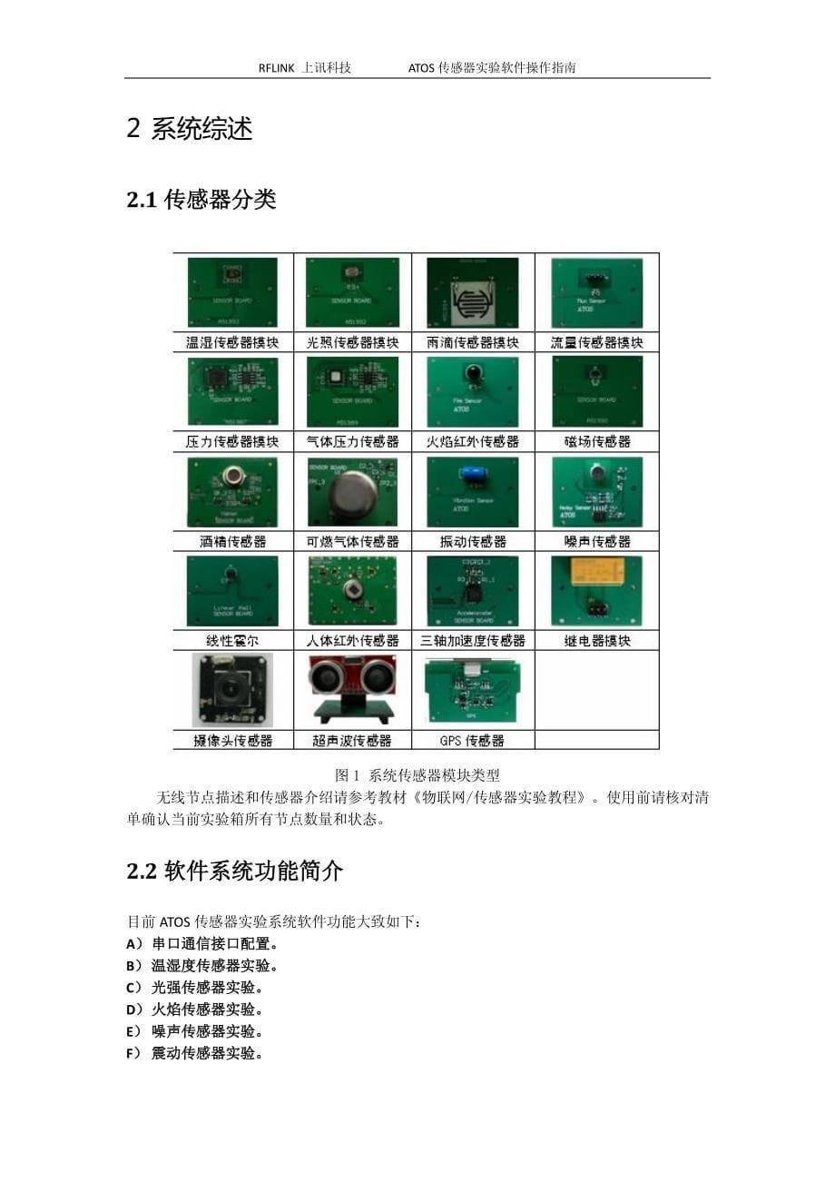 物联网传感器实验系统软件使用说明书_第5页