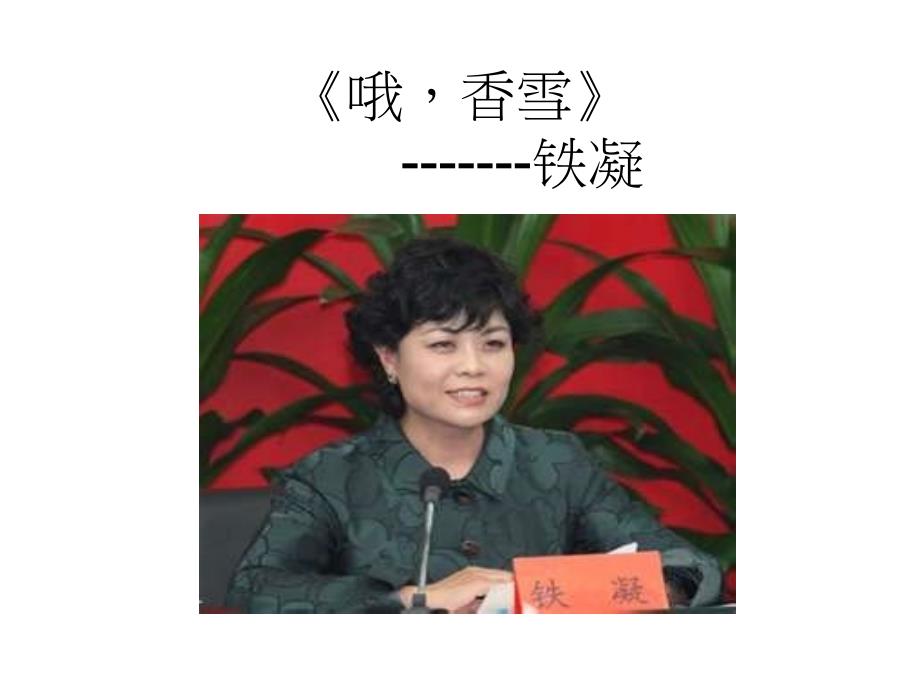 《哦,香雪》 -------铁凝_第1页