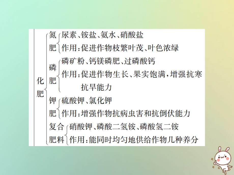 河南省2018年秋九年级化学下册 第十一单元 盐 化肥单元复习（十一）课件 （新版）新人教版_第4页