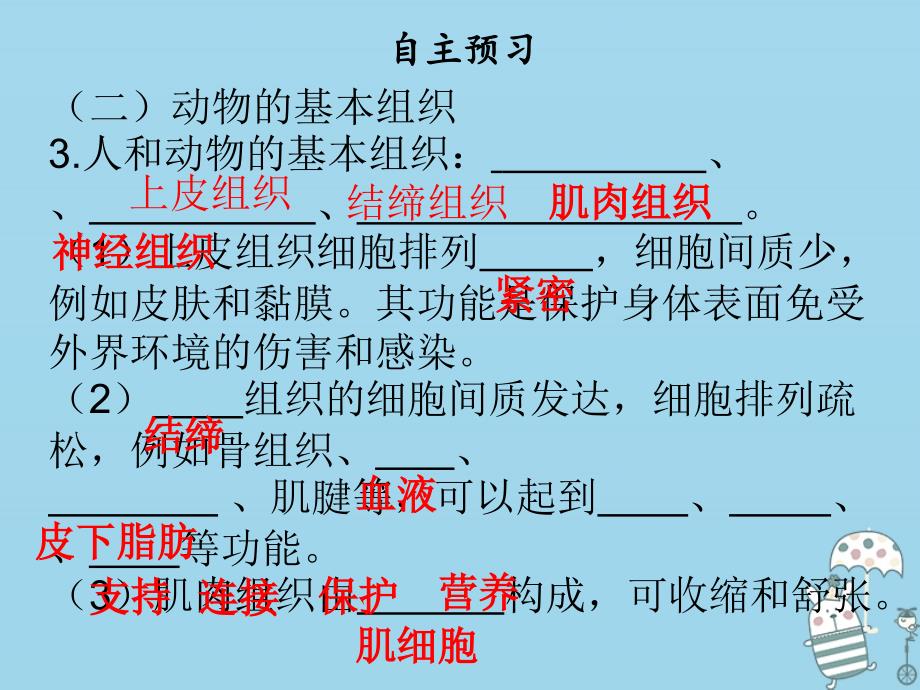 2018年七年级生物上册 第2单元 第4章 第1节 细胞分化形成组织课件 （新版）北师大版_第4页