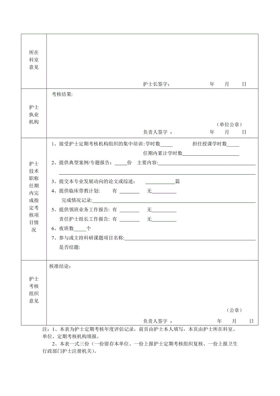 护士定期考核表_第2页