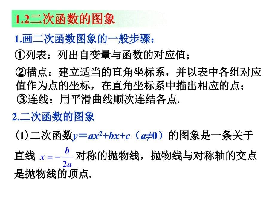 初中数学二次函数课件_第5页