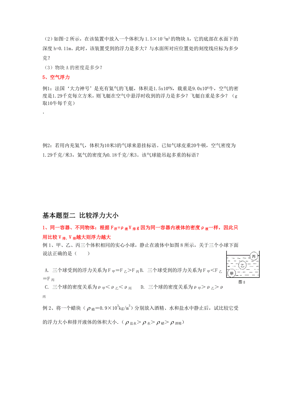 浮力题型总结_第4页