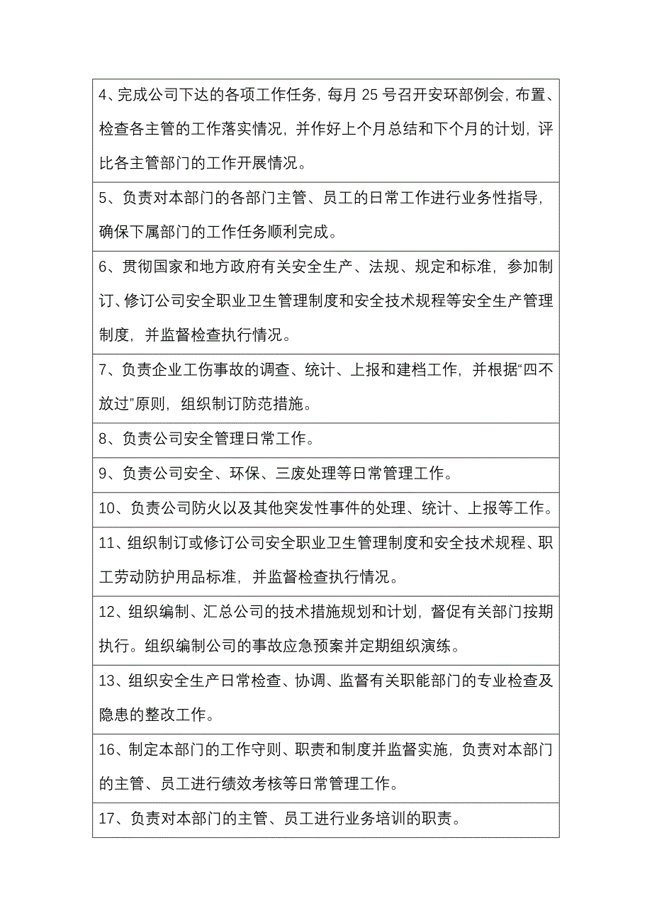 安环部部长职责_第2页