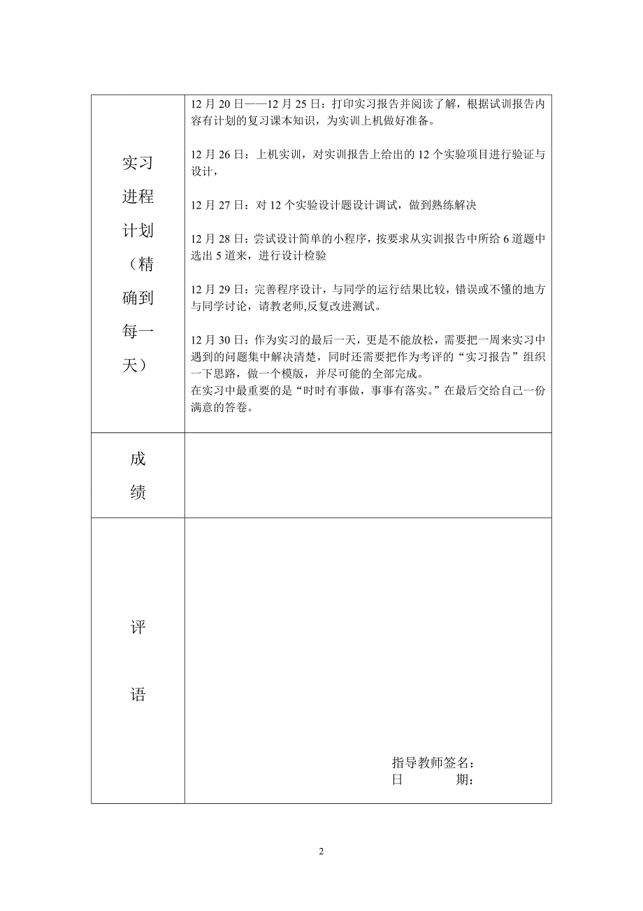 c语言基础实训报告_第2页