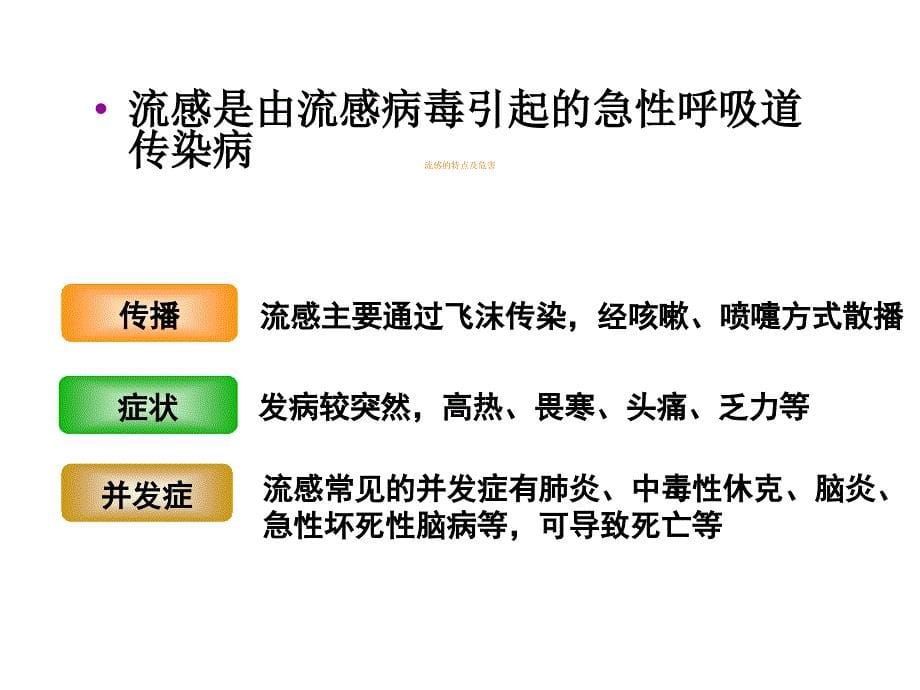 二(2)班预防流感讲卫生、安全主题班会课件_第5页