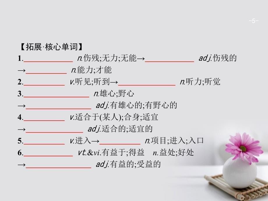 2018年高考英语一轮复习 unit 1 living well课件 新人教版选修7_第5页