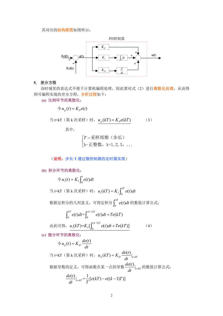 pid控制器数字实现及c语法讲解_第2页