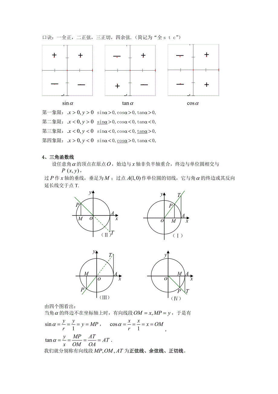 必修4__三角函数知识点归纳总结_第3页