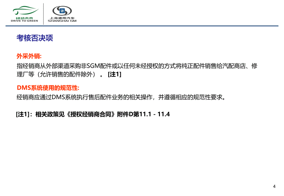 2014年上海通用汽车售后配件商务政策别克_第4页