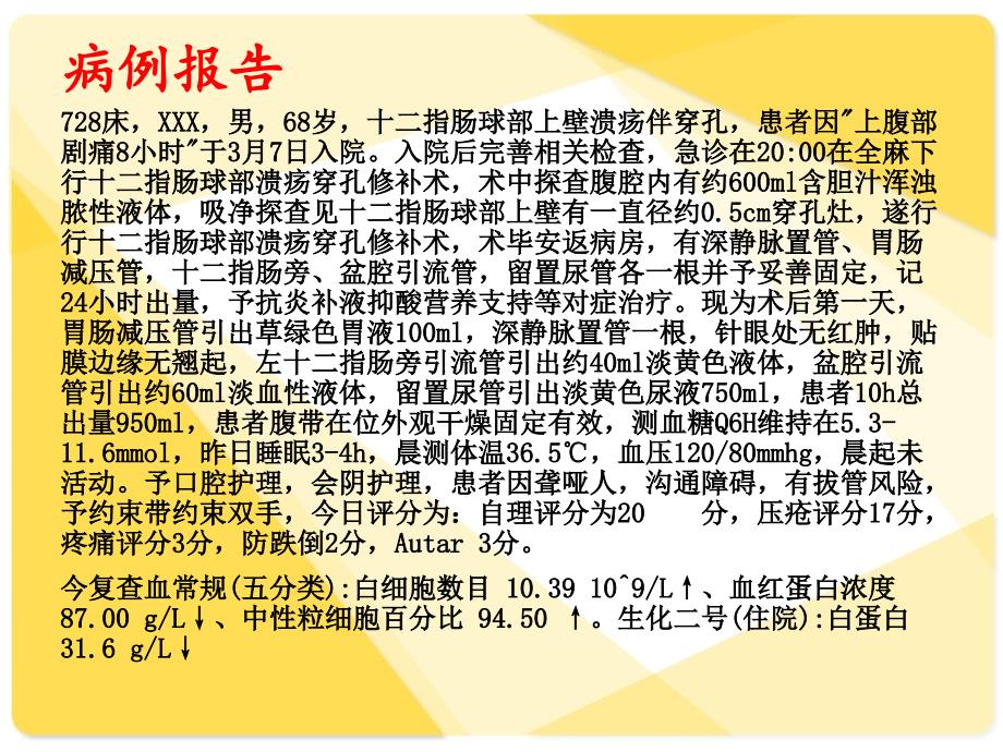 十二指肠球部上壁溃疡穿孔护理查房ppt课件_第2页