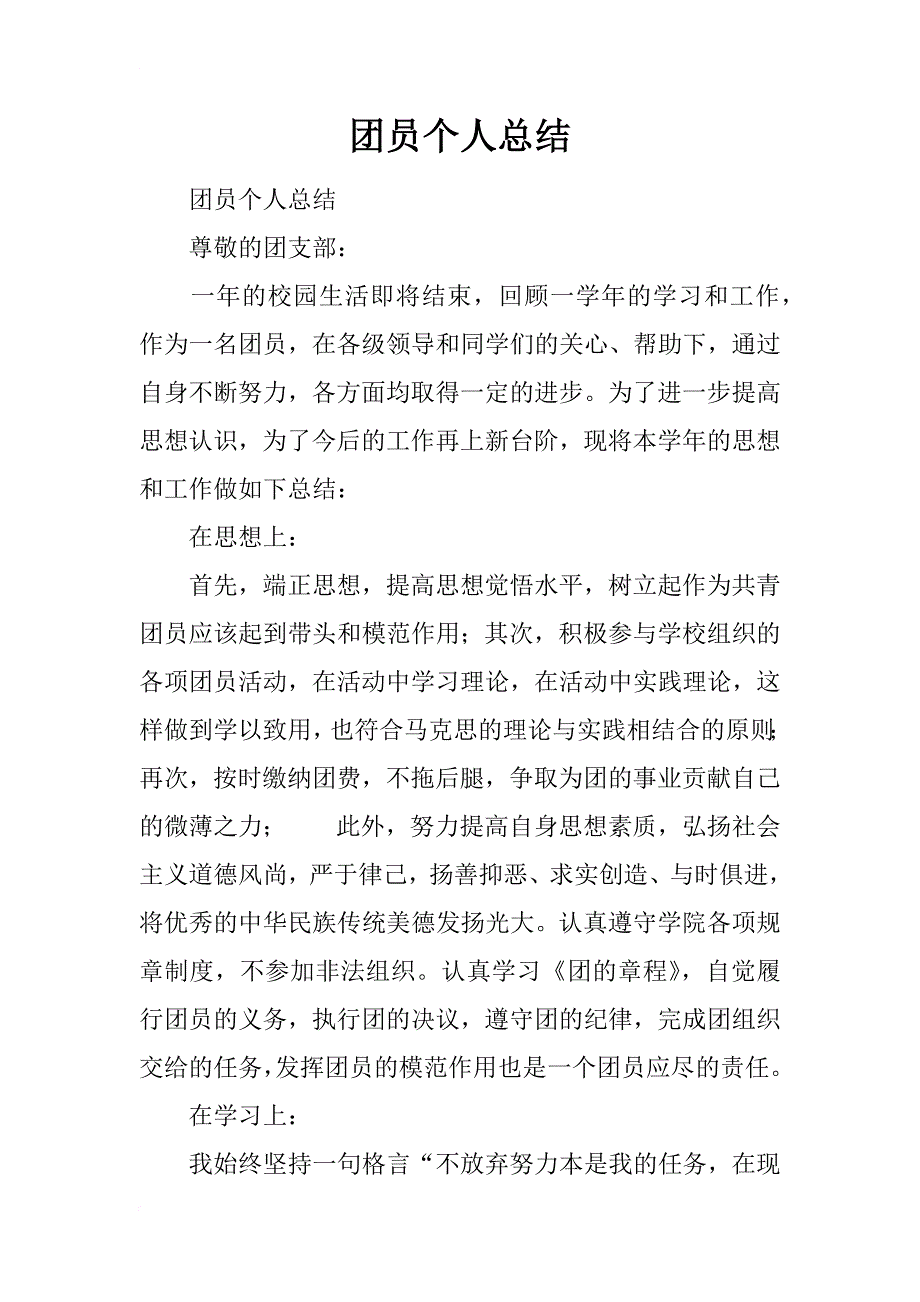 团员个人总结_81_第1页