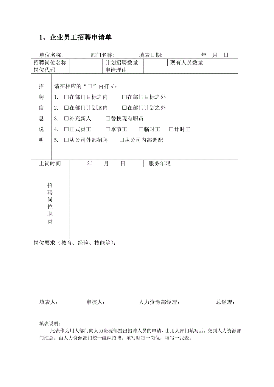 员工招聘录用表单大全-hr猫猫_第2页