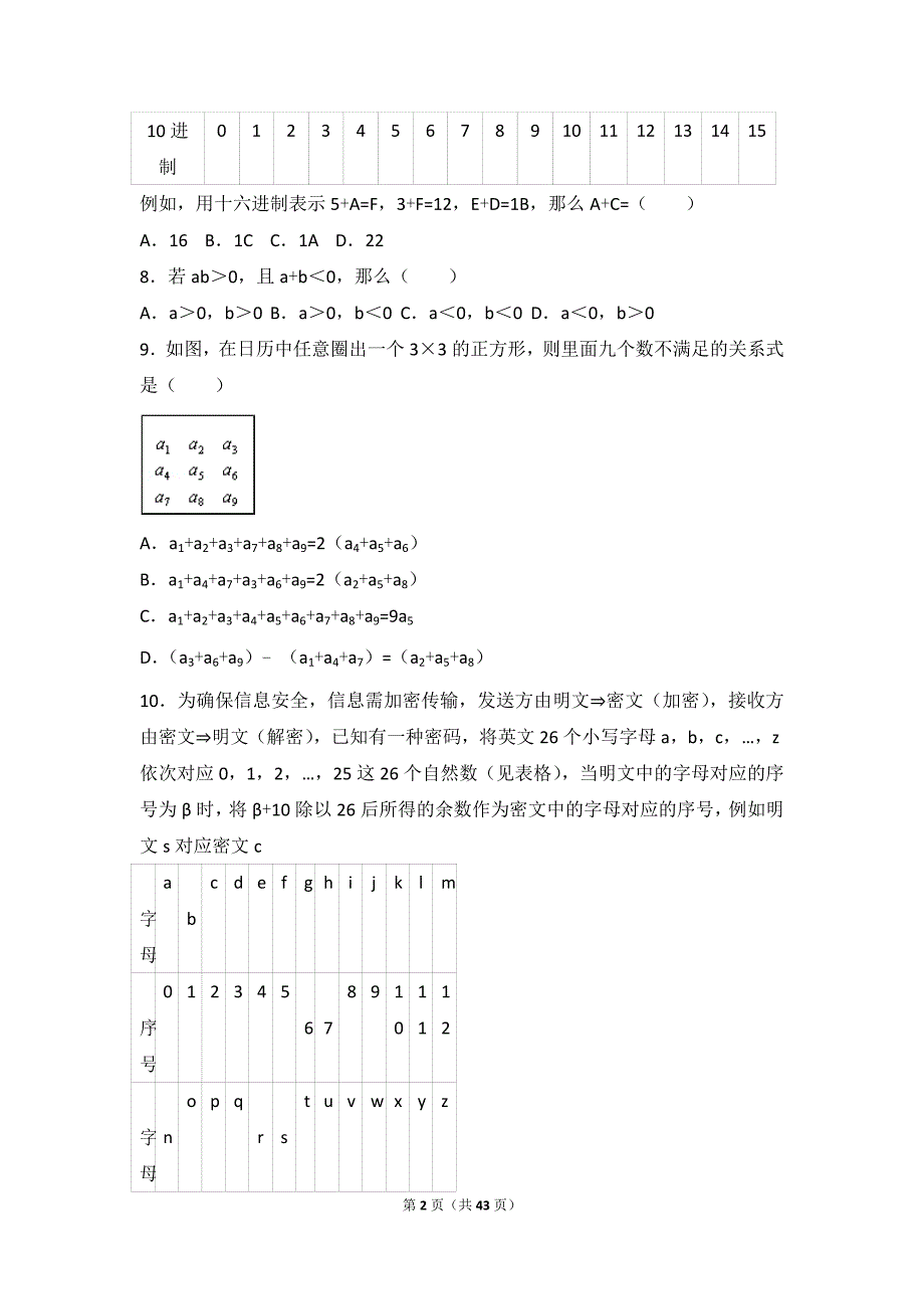 初一数学有理数难题与提高练习和培优综合题压轴题(含解析)-_第2页