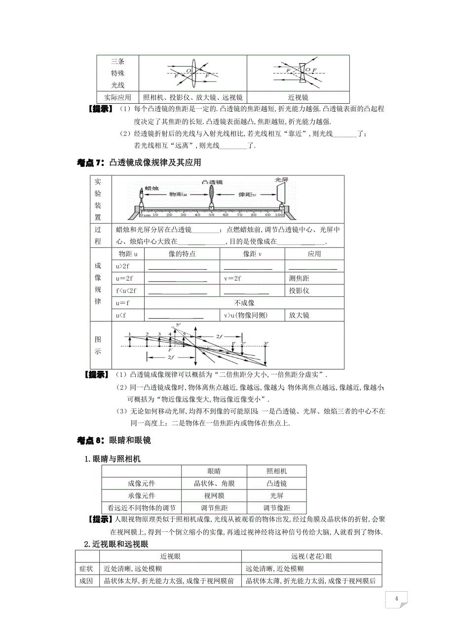 中考-专题复习：光现象_第4页