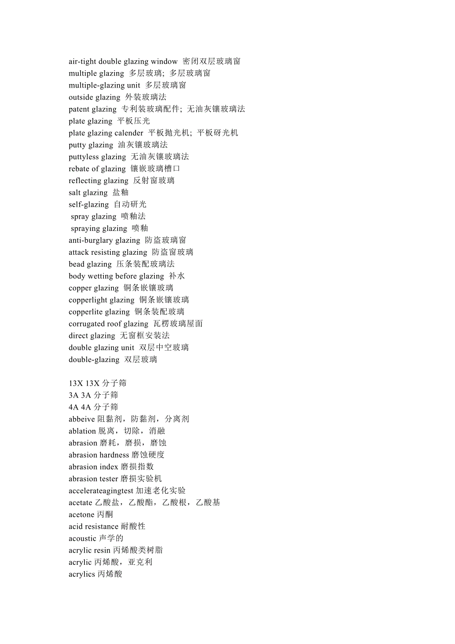 最全的玻璃英语专业术语(terms-of-glass-english).._第1页