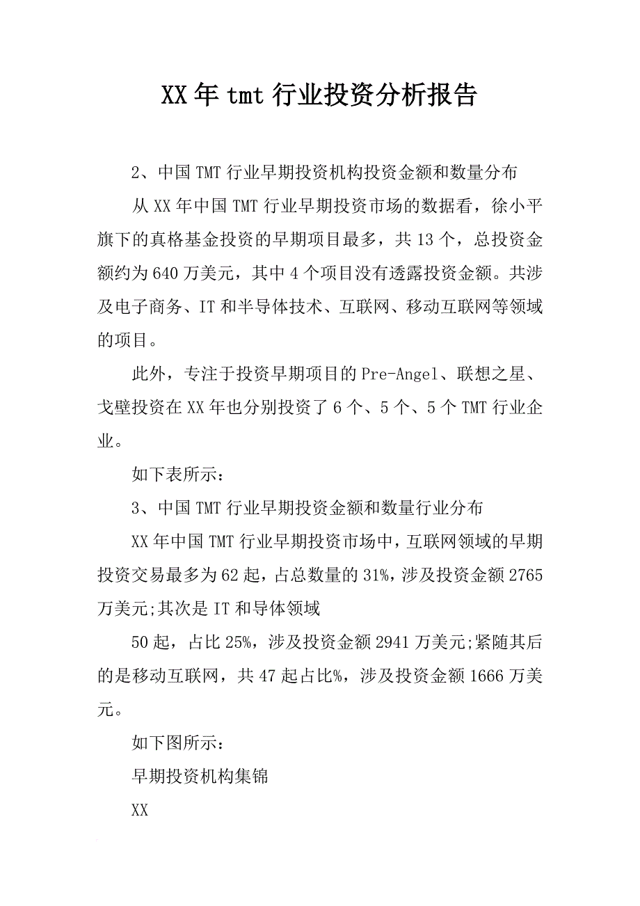 xx年tmt行业投资分析报告_第1页