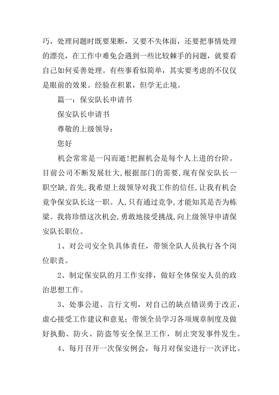 保安副队长报告_第3页