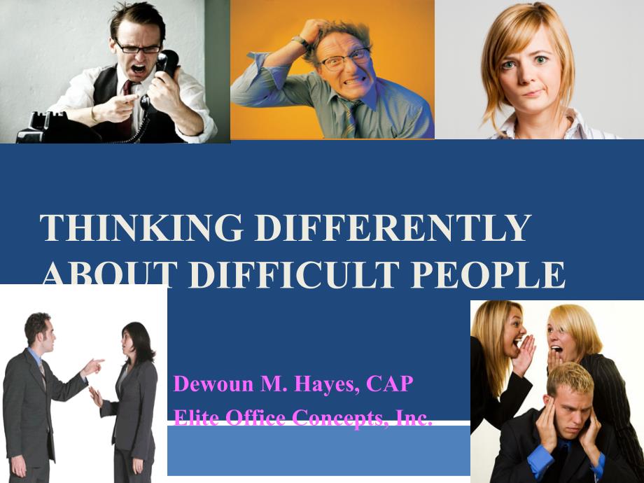 thinking differently about difficult people_第1页